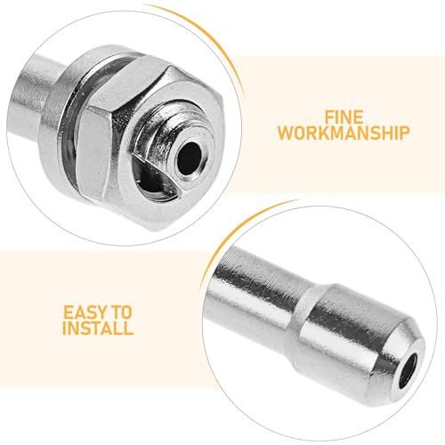 Válvula de tubo de ventilación de repuesto para olla a presión, 0.8 cm de diámetro, aleación de aluminio, compatible con ollas a presión para reparación de cocina miniatura 3