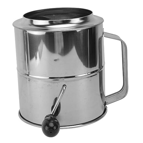 Zerodeko Tamis à Main Acier Inoxydable pour Farine Outil de Filtrage Portable avec Maillage Fin pour Pâtisserie pour Saupoudrer Sucre Glace et Farine