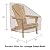 Vailge Patio Adirondack Chair Covers, Heavy Duty Patio Chair Cover, Waterproof Outdoor Lawn Patio Furniture Covers, 1 Pack, Beige & Brown