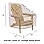 Vailge Patio Adirondack Chair Covers, Heavy Duty Patio Chair Cover, Waterproof Outdoor Lawn Patio Furniture Covers (Standard - 2 Pack, Grey)