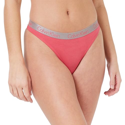 Calvin Klein Femme String Thong Tanga, Multicolore (Claret Red), XL Calvin Klein Femme String Thong Tanga, Multicolore (Claret Red), XL