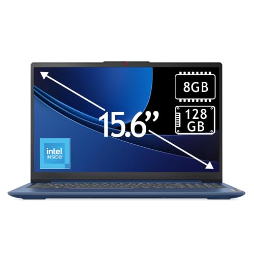 Image of Lenovo IdeaPad Slim 3i 15.6 inch FHD Ready-to-Use Laptop | Intel Processor | Win 11 with Microsoft 365 Personal 1-Year | 8GB DDR5 RAM | 128GB UFS | WiFi 6 | HDMI & SD Card Reader | Full-Size Keyboard