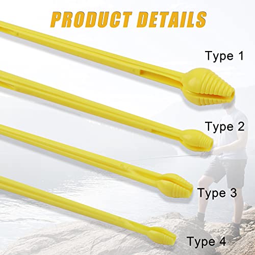 image for AGOOL Fishing Hook Disgorger, 8pcs Snelled Fish Hook Remover Tool Fish