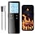 Komniar Smart Bluetooth Wireless Meat Thermometer Digital for Grilling and Smoking, 2 Probes Grill Thermometer for Outside Grill, Kitchen, BBQ, Grill, Oven, Smoker, Rotisserie, WiFi Unlimited Range