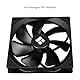 Thermalright TL-C14C X3 CPU Gehäuselüfter 140mm, PWM Lüfter Silent Computer CPU Lüfter mit 1500RPM Drehzahl, CPU Cooling Schwarzer, 3 Mengen