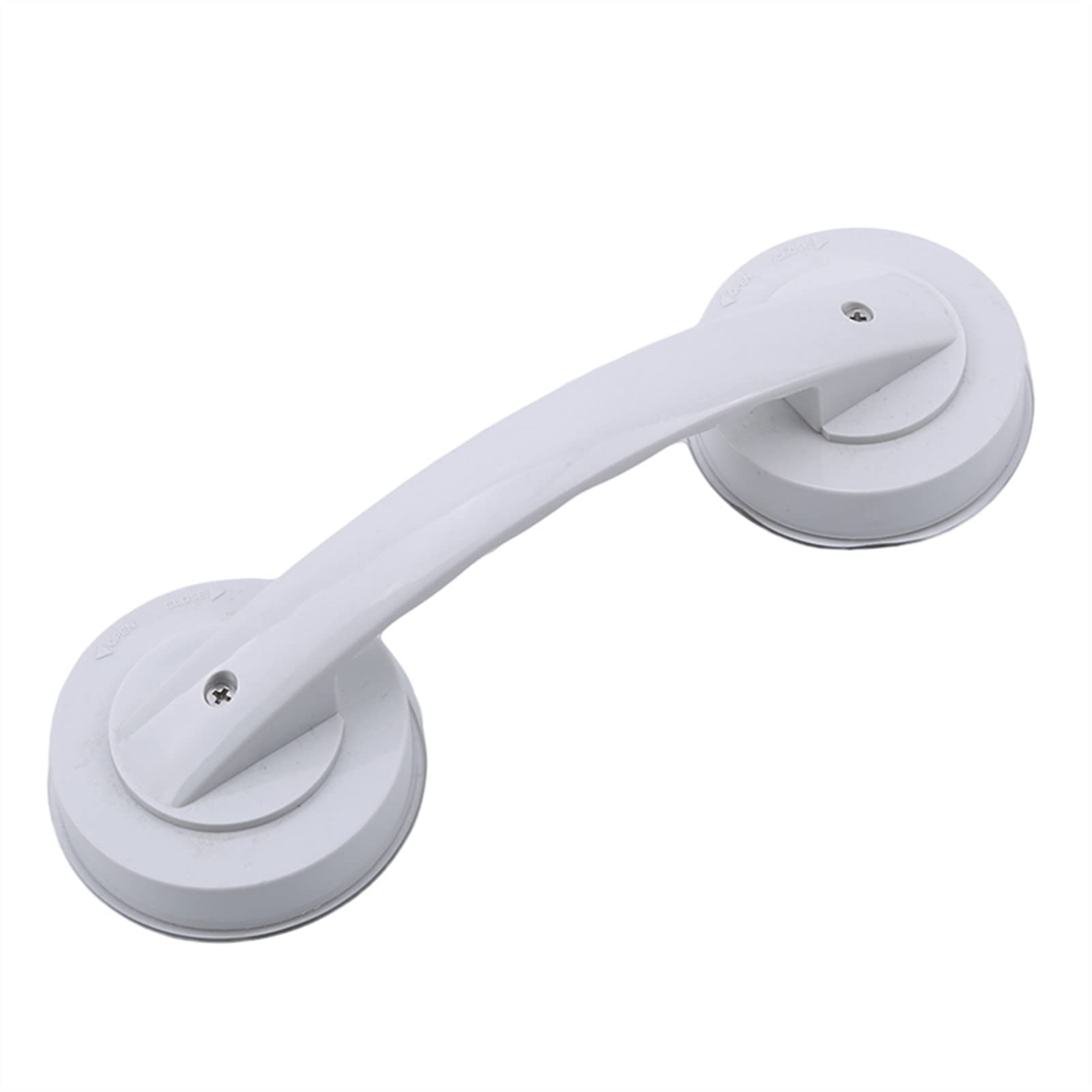 Barra de agarre de ducha con ventosa para ducha, mango de seguridad, fuerte, ventosa, agarradera en el baño, barra para bañera, mango de perforación, pasamanos para inodoro (color: plata)