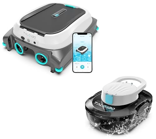 Pleco SK01 Solar Pool Skimmer Robot & S1 PRO Cordless Pool Vacuum