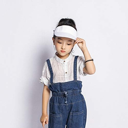 Toddlers Kids Visor-Sun-Hat Cotton Sport Golf Visor Cap Hat Adjustable fit 2-6 Years Old