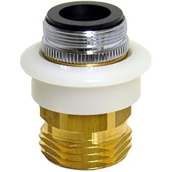 Danco (10521) Dishwasher Snap Coupling Adapter, Fits 15/16 in.-27M or 55/64 in.-27F x 3/4 in. GHTM, Brass, 1-Pack