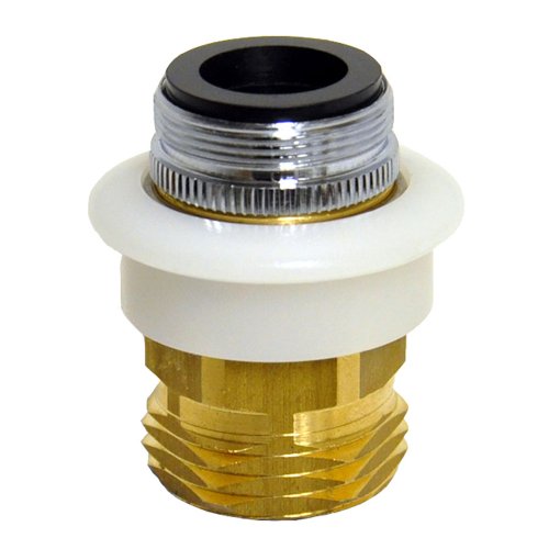 Danco Dishwasher Snap Coupling Adapter, 15/16 in.-27M or 55/64 in.-27F x 3/4 in. GHTM, Brass/Antique Brass (10521) by Danco - Used condition - CA$9.14