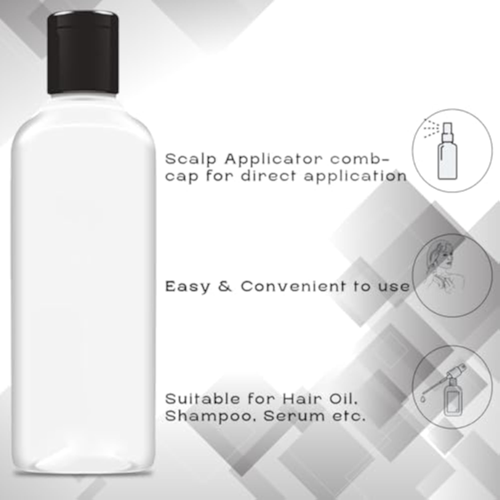 100ml Squeeze Bottle with Flip Top Cap, BPA-Free