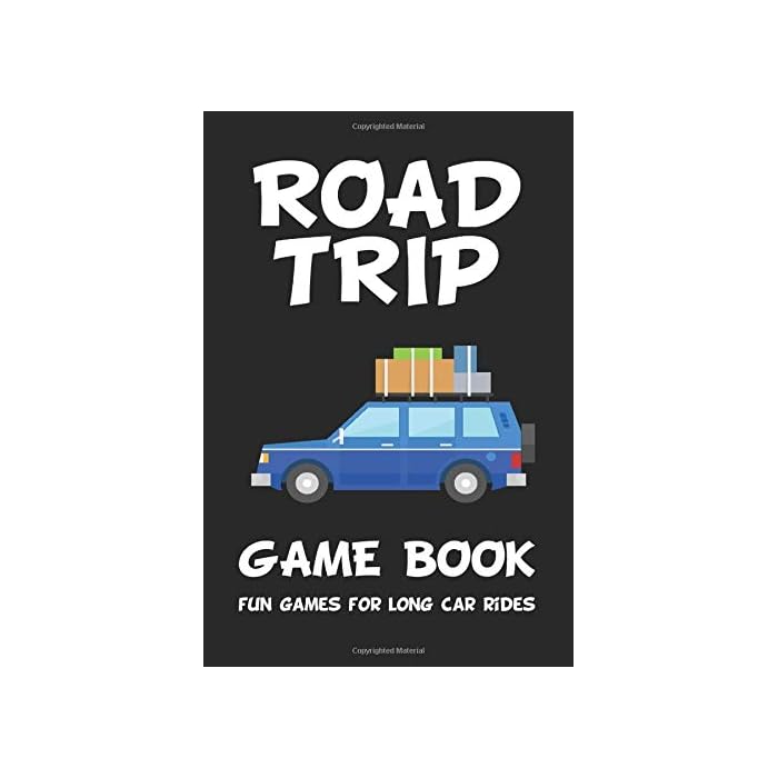 Buy Road Trip Game Book Fun Games for Long Car Rides 6" x 9" Tic Tac