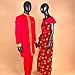 SkyWish African Couples Clothes Bazin Riche Dashiki African Long Dresses for Women Match Men Outfits Top and Pants Sets 620 XL Women
