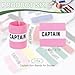 YELARXI Captain Armband, Soccer Captain Arm Bands Elastic Adjustable Leader Armbands Team Sport Rugby Player Band 4.1x3.4 in & Pink/White & 3Pcs-Fit for (Football/Basketball Training)