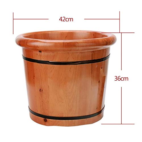 Bañera de pies de madera maciza con masajeador para spa de pies miniatura 2