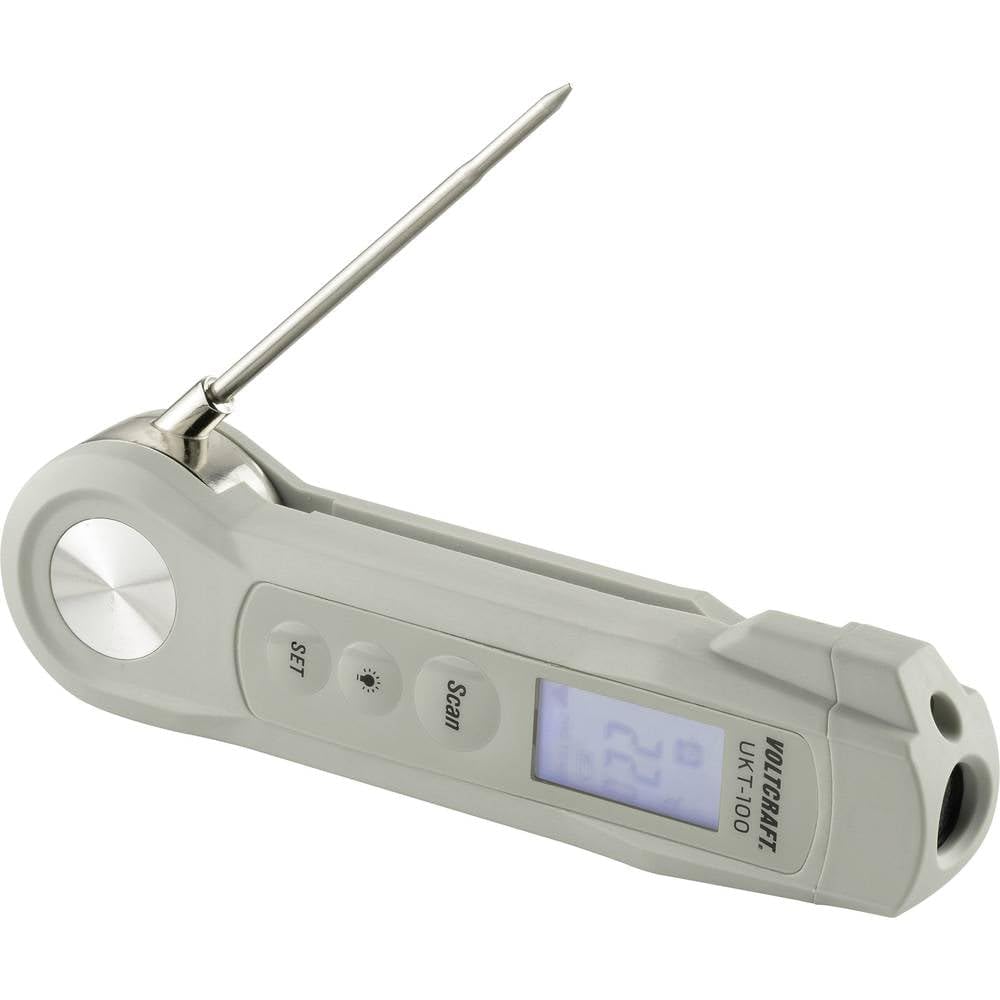 VOLTCRAFT UKT-100 Termometro a penetrazione Campo di misura temperatura -40 fino a 280 °C Luce LED, Misurazione IR senz