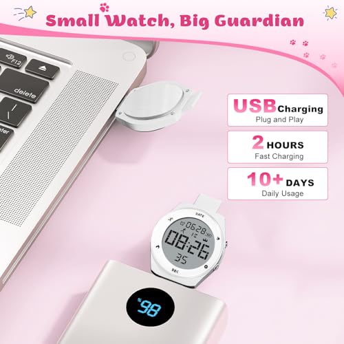 Image of Kids Watches for Girls Boys Digital Sport Watch with Step Counter Pedometer Vibration Alarm Clock, No App Waterproof Fitness Tracker Kids Watch Boys Girls Teens Students Ages 5-16
