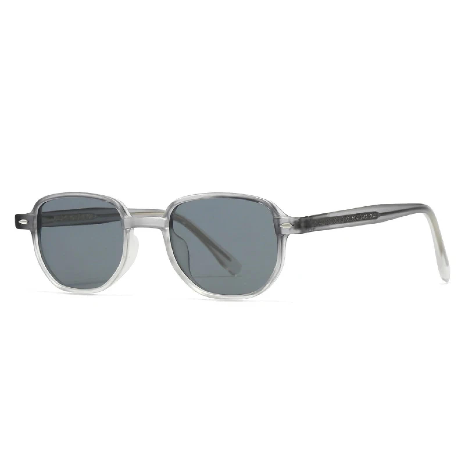 Gafas de sol de lujo con remaches retro para mujer y hombre, moda UV400