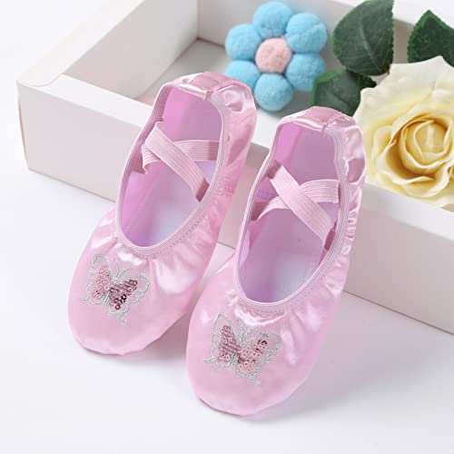 Loyan Girl Ballet Practice Shoes for Dance Training Performance Slipper Kid Toddler Flat Full Shoes Gym Yoga Ballerina2