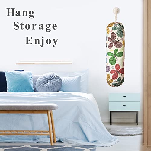 TOGETRUE Plastic Bag Holder, Wall Mount Grocery Bag Organizer Dispenser, Heavy Duty Storage Holder for Home Kitchen Camper
