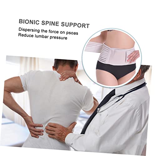 FOMIYES Faja lumbar auto-calentable transpirable XL beige miniatura 5