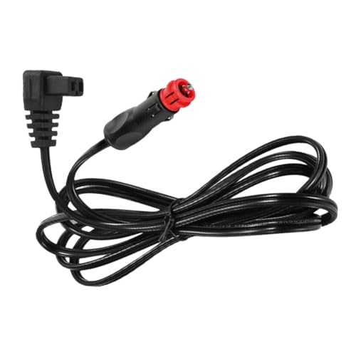 INOOMP Cable de Alimentación para Neveras Portátiles de Coche Enchufe Alemán Rojo Cable de Energía para Refrigerador Mini de Vehículo Conexión Estable y Fácil Plug And Play