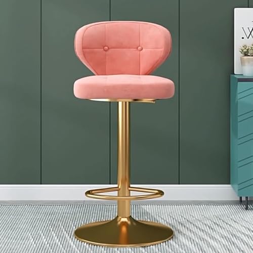 Tabourets de bar réglables avec dossier et repose-pieds | Lot de 2 sièges
