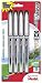 Pentel EnerGel NV Liquid Gel Pen, 0.7mm, Metal Tip, Black Ink, 4 Pack (BL27BP4A)