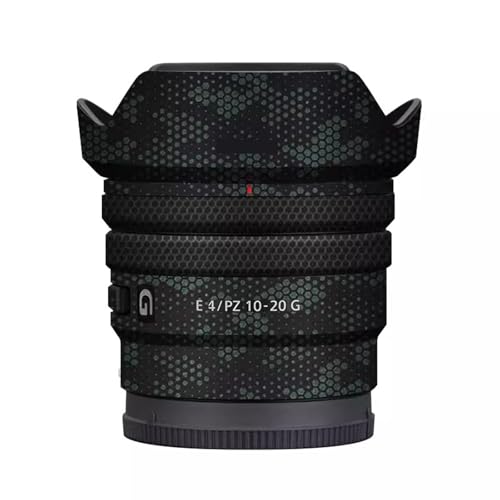 �ɓK������ Sony E PZ 10-20mm F4 G �ʐ^�A�N�Z�T���[ E 4/PZ 10-20 G 4�p�X�L�� �����Y �J���� �X�L�� ���b�v Vinly Protecticve �X�e�b�J�[ (�}���o�O���[��)