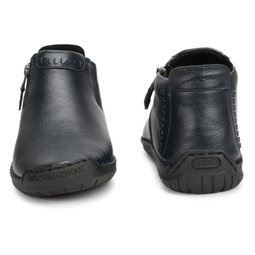 Image of Kraasa Men's Stylish Trendy Sneakers | High Tops Synthetic Side Zipper Casual Shoes | Ultra Soft Cushioned Insole | Airmix Sole Footwear