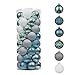 Valery Madelyn 50ct 60mm Winter Land Sliver Light Blue Shatterproof Christmas Ball Ornaments Decoration for Christmas Tree