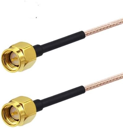 3-Pack SMA Male to Male RG178 WiFi Antenna Adapter Coaxial Pigtail Cable 2 feet