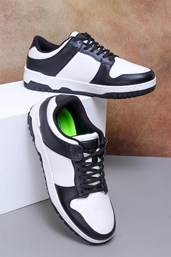 Image of ATHCO mens Zordan Sneaker|Memory Foam Comfort|Laceup|Casual Shoes for Men|Soft Trendy Shoes For men|Fashion Sneaker|Genz|Millennials|Alpha|Footwear|Lightweight|EasyCare|Comfortable|Dailyuse|Extrasoft|SlipResistant|Durable|EasyCare|Shoes For Men's & Boy's