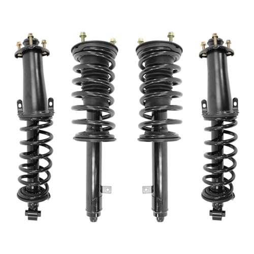 COMPLETESTRUTS - Front & Rear Quick Complete Strut Assemblies with Coil Springs Replacement for 2007-2011 Lexus GS350 AWD - Set of 4
