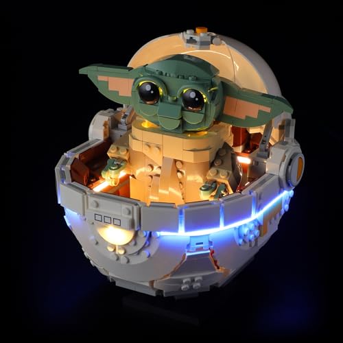 BRIKSMAX Kit de iluminación LED para Lego Star Wars Grogu con Aer...