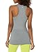 Sweaty Betty Women's Athlete Smless Workout Vest tank, Charcoal Grey, Large