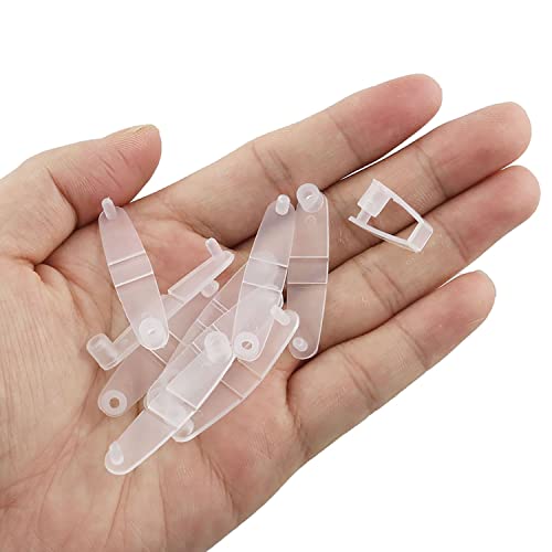 Plastic Badge Strap Clip Zzlzx 25Pcs Clear Pvc Id Holder To Keychain Connector For Card Holder, Lanyards, Key Rings, Id Badge Holder Strap, #TOP5