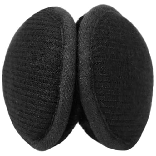 Winter Herren Ohrenschützer, Faltbare Ohrenschützer für Männer & Frauen, Unisex, warm, gestrickt, Fleece, Ohrwärmer, klassisch, tragbar, winddicht, Winter-Ohrenschützer für Sport, Laufen, Radfahren