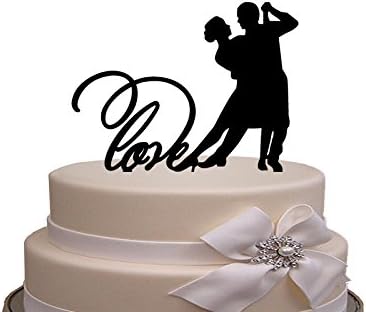 Kaishihui Wedding Cake Topper - bride and grrom with Tango Dance