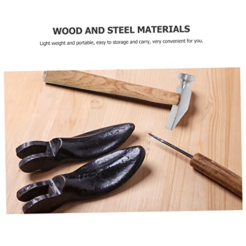 COHEALI Martelo De Reparo De Sapato De Couro Mini Ferramenta Ferramentas Manuais Hotfix Ferramenta M