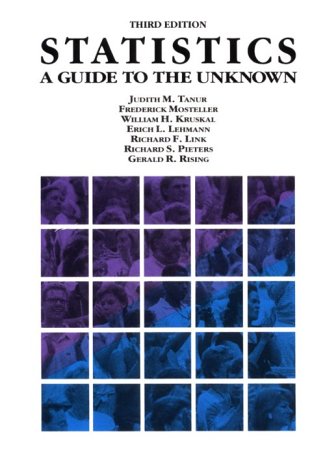 Statistics: A Guide to the Unknown 0534094929 Book Cover
