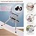 YIFAIIX Bed Side Commode for Elderly Adults, Portable Toilet for Adults with Backrest and Armrests, Adult Potty Chair for Bedroom, Bathroom, Garden, Outdoor