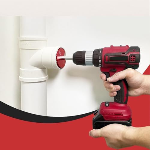 PVC Pipe Reamer Kit, 8PCS Aluminum Alloy, for 1/2-4 Inch Pipes, Effortlessly Removes PVC, CPVC, ABS Pipes from Fittings, Compatible with Standard Drills