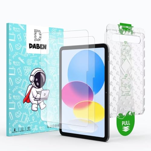 Image of Supershieldz By DABEN Screen Protector for iPad 11th /10th Gen (2025, A16) | 2 Pack, 10.9 inches, 11 inches, Tempered Glass, 10H Hardness, Military Grade Protection, Easy Install, Case-Friendly