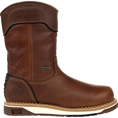 Georgia Boot Men's Amp Lt Wedge Industrial Boot, Brown, 10 #TOP6