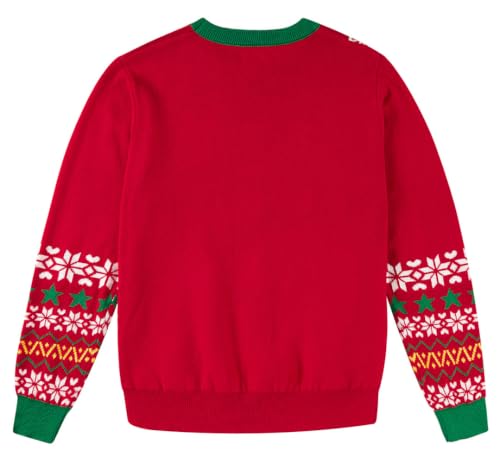 Image of Lovekider 7-14Y Girls Ugly Christmas Sweater Tinsel Garland Knit Pullovers