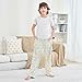 Yuiboo Printed Loungewear Bunny Hexagons Pajama Lounge Pants Indoor Outdoor with Pockets 9-10Y