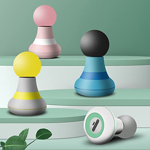 Announced Mini Hand-Held Massager，Small Portable Travel Electric Full Body Massager-Usb Rechargeable，Cordless Handheld And Portable,Suitable For Shoulder,Neck Back Massage (Yellow) (Announced01) #TOP6