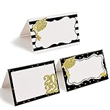 BCHOCKS 24pcs Graduation Place Cards - Graduation Food Labels for Buffet Table - Cheese Labels &...