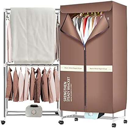 Xiaqing Clothes Dryer Portable Fast 1000W Dryer Machine,Portable Dryer for Apartments,New Generation Electric Clothes Drying